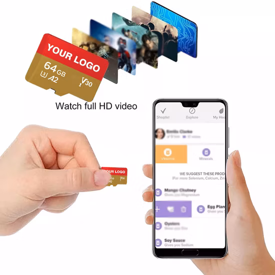 卸売工場価格高速 4 ギガバイト 8 ギガバイト 16 ギガバイト TF カード 2 ギガバイト 32 ギガバイト 64 ギガバイト 128 ギガバイト 256 ギガバイト SD メモリカード